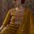 Floral Embroidered Thread Work Straight Kurta With Palazzo & Dupatta
