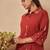Women Motifs Embroidered Regular Thread Work Pure Cotton Kurta With Trousers