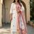 Floral Embroidered Pure Cotton Kurta With Trousers & Dupatta
