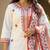 Floral Embroidered Pure Cotton Kurta With Trousers & Dupatta