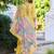 Women Floral Embroidered Thread Work Linen Kurta with Trousers & With Dupatta