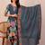 Women Floral Printed Regular Thread Work  Cotton Kurta with Palazzos & With Dupatta
