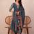 Women Floral Printed Regular Thread Work  Cotton Kurta with Palazzos & With Dupatta