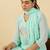 women floral embroidered cotton kurta with trousers & dupatta
