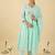 women floral embroidered cotton kurta with trousers & dupatta