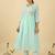 women floral embroidered cotton kurta with trousers & dupatta