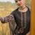 Women Ethnic Motifs Printed Regular Sequinned  Cotton Kurta with Trousers & With Dupatta