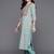 Women Floral Printed Regular Mirror Work  Cotton Kurta with Trousers & With Dupatta