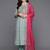 Women Floral Printed Regular Mirror Work  Cotton Kurta with Trousers & With Dupatta