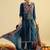 Ethnic Motifs Printed  Cotton Straight Kurta With Trousers & Dupatta