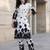 Women Printed Regular Pure Cotton Kurta with Palazzos