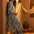 Floral Printed Empire Notch Neck Pure Cotton A-Line Kurta With Palazzos