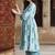 Floral Printed Empire Notch Neck Pure Cotton A-Line Kurta With Palazzos