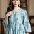 Floral Printed Empire Notch Neck Pure Cotton A-Line Kurta With Palazzos