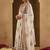 Ethnic Motifs Printed Empire Pure Cotton Anarkali Kurta With Trousers & Dupatta