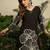 Women Floral Printed Thread Work Kurta with Palazzos