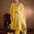 Floral Embroidered Thread Work Straight Kurta With Trousers & Dupatta