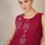 Adults-Women Woven Design Embroidered Cotton A-Line Kurta with Palazzos