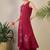 Adults-Women Woven Design Embroidered Cotton A-Line Kurta with Palazzos