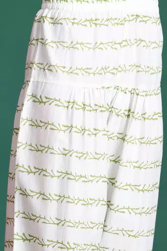Floral Printed  Cotton Kurta with Salwar & With Dupatta