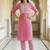 Women Ethnic Motifs Printed Regular Thread Work Kurta with Trousers