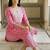 Women Ethnic Motifs Printed Regular Thread Work Kurta with Trousers
