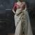 Off-white tissue silk blend embroidered saree with pink blouse
