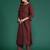 Ethnic Motifs Printed Pure Cotton Kurta with Trousers