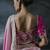 Baby pink and magenta pink tissue silk blend embroidered saree with blouse