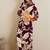 Women Floral Printed Regular Sequinned Kurta with Trousers