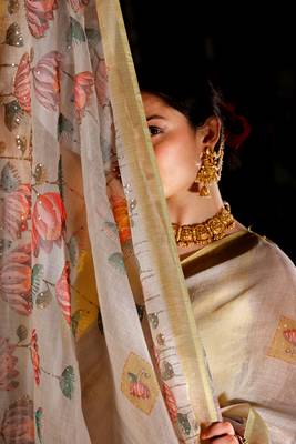 Noira cotton mix handloom saree 6