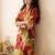 Women Printed Pleated Pure Cotton Kurta with Trousers