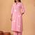 Women Floral Embroidered Regular Thread Work Kurta with Palazzos