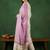 Women Floral Printed Regular Thread Work Pure Cotton Kurta with Trousers & With Dupatta