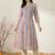 Women Printed Regular Beads and Stones Pure Cotton Kurta with Trousers