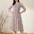 Women Printed Regular Beads and Stones Pure Cotton Kurta with Trousers