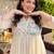 Plus Size Off White Embroidered Anarkali Kurta Trousers With Dupatta Set