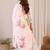 Women Floral Printed Regular Beads and Stones Linen Kurta with Trousers & With Dupatta
