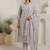 Women Floral Embroidered Cotton Kurta with Trousers & Dupatta