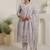 Women Floral Embroidered Cotton Kurta with Trousers & Dupatta