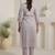 Women Floral Embroidered Cotton Kurta with Trousers & Dupatta