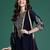 Ethnic Motifs Regular Sequinned Kurta with Trousers & With Dupatta