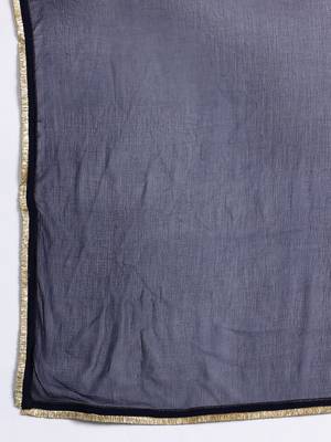 Ethnic Motifs Regular Sequinned Kurta with Trousers & With Dupatta 4