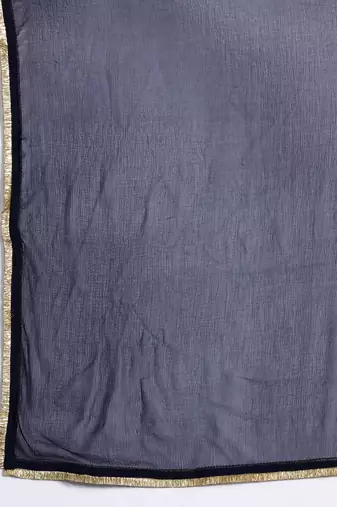Ethnic Motifs Regular Sequinned Kurta with Trousers & With Dupatta
