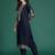 Ethnic Motifs Regular Sequinned Kurta with Trousers & With Dupatta