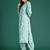 Women Floral Printed Mirror Work Pure Cotton Kurta with Trousers & Dupatta