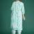 Women Floral Printed Mirror Work Pure Cotton Kurta with Trousers & Dupatta