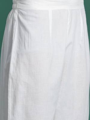 Floral Printed Empire Pure Cotton Kurta with Trousers & Dupatta 3