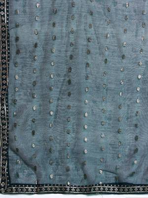 Ethnic Motifs Embroidered Kurta with Trousers & Dupatta 4