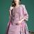 Women Floral Embroidered Regular Thread Work Linen Kurta with Trousers & With Dupatta